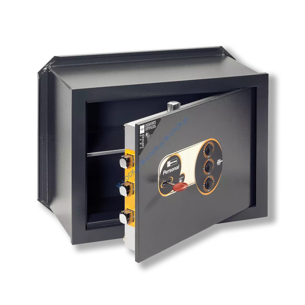 MOTTURA 11.2325 PERSONAL sejf ścienny z zamkiem kluczowym i mechanizmem szyfrowym (30 l)