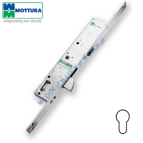 MOTTURA 47.110 zamek profilowy, klamkowy z ryglem semaforowym