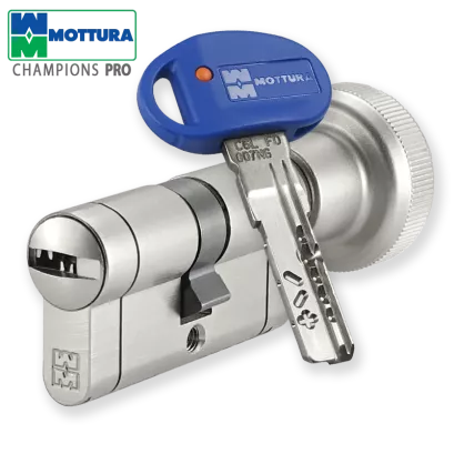 MOTTURA Champions PRO 31/31G2NN (62 mm), wkładka patentowa z pokrętłem