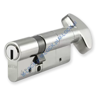 KESO 10RS Omega 30/50G2NN (80 mm), wkładka patentowa z pokrętłem - 2