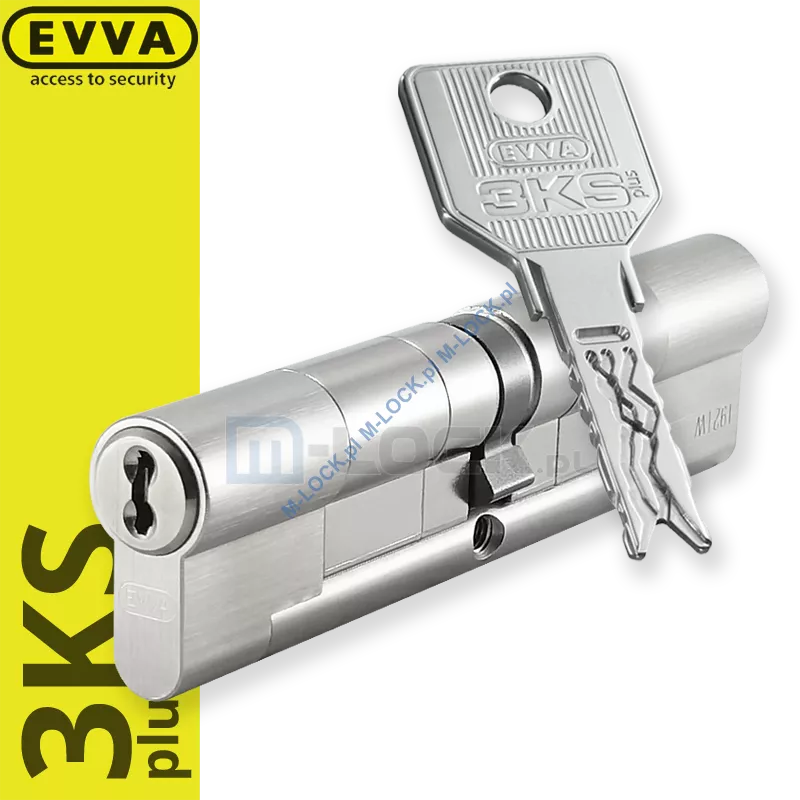 EVVA 3KSplus 61/61NN (122 mm), wkładka patentowa