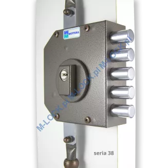 MOTTURA 38.630 zamek rozporowy na wkładkę patentową z zatrzaskiem - 7