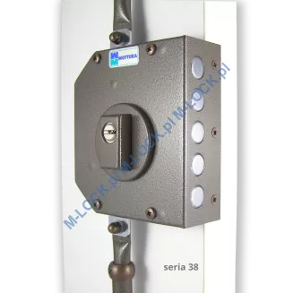 MOTTURA 38.630 zamek rozporowy na wkładkę patentową z zatrzaskiem - 6