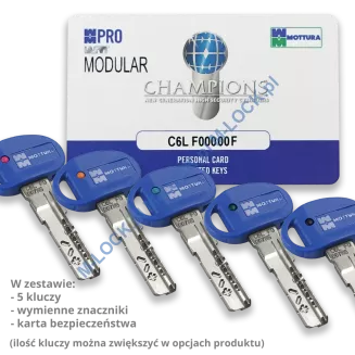 ZESTAW Nr 165B do drzwi Dierre - MOTTURA Champions Modular (montaż Warszawa) - 4