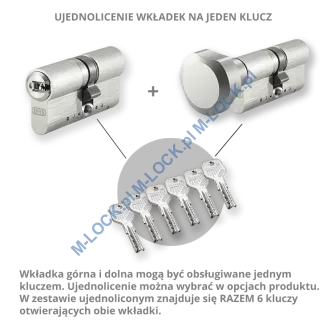 ZESTAW Nr 230B do drzwi Dierre - EVVA AKURA 44 (montaż Warszawa) - 6