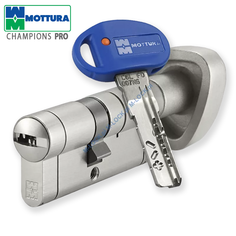 MOTTURA Champions PRO 31/41G3NN (72 mm), wkładka patentowa z pokrętłem