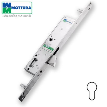 MOTTURA 47.105 zamek profilowy, rozporowy z ryglem semaforowym