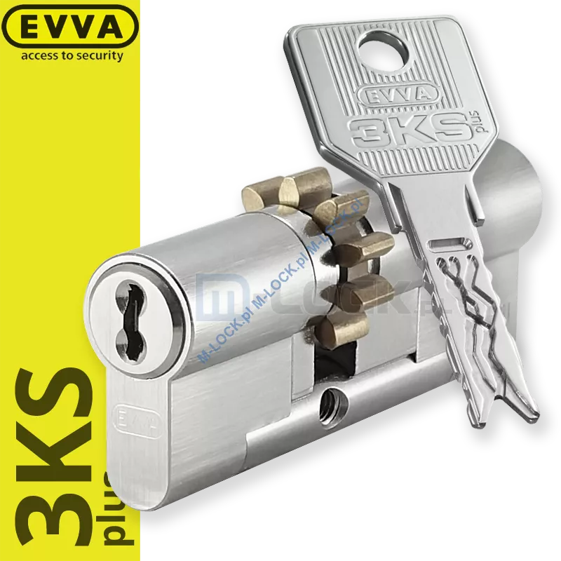 EVVA 3KSplus 36/46ZN (82 mm), wkładka patentowa