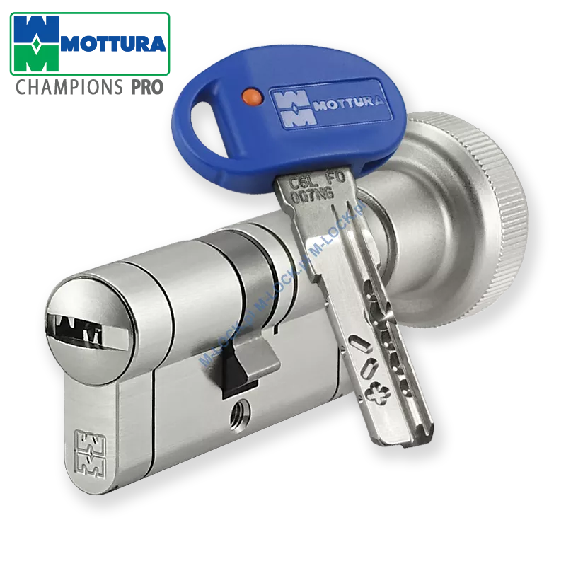 MOTTURA Champions PRO 31/36G2NN (67 mm), wkładka patentowa z pokrętłem