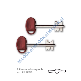 MOTTURA 11.2115 PERSONAL sejf ścienny z zamkiem kluczowym i mechanizmem szyfrowym (7 l) - 2
