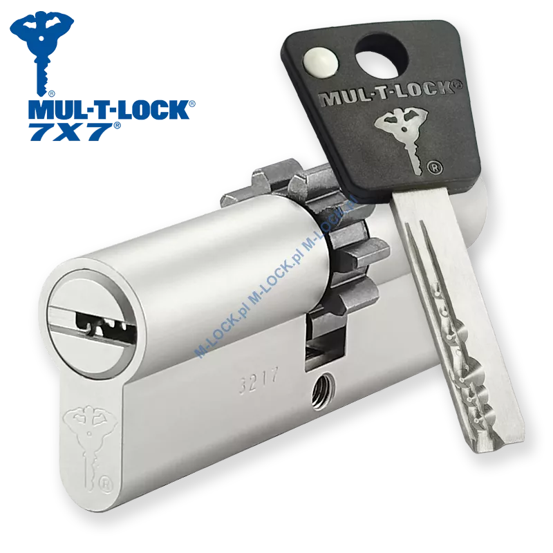 MUL-T-LOCK 7X7 35/45ZN (80 mm), wkładka patentowa