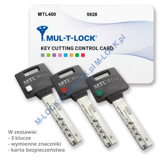 MUL-T-LOCK MTL 400 Modular / Classic PRO 48/78NN (126 mm), wkładka patentowa - 2