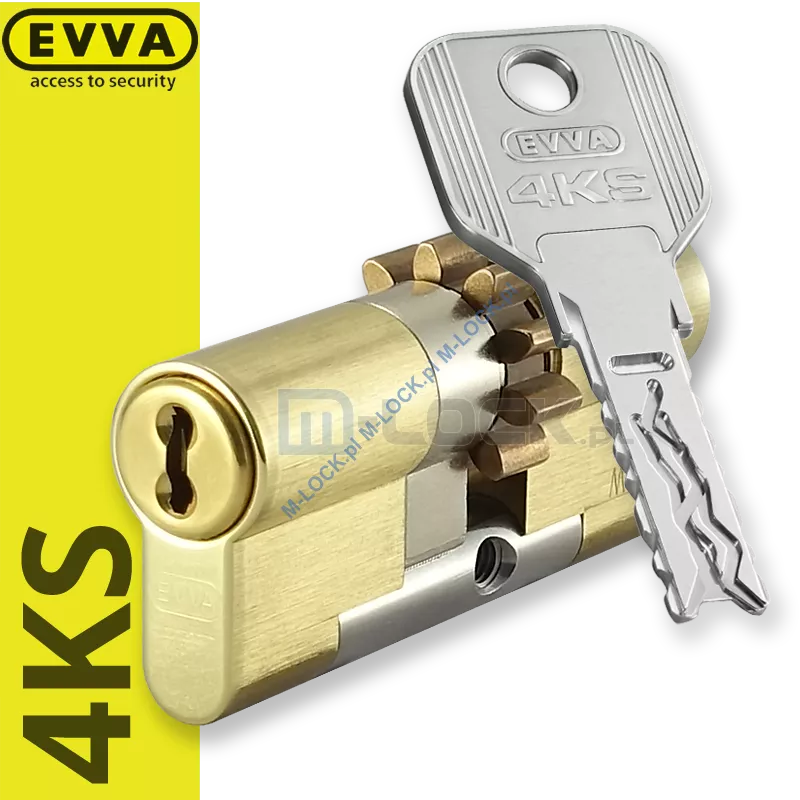 EVVA 4KS 31/41ZM (72 mm), wkładka patentowa