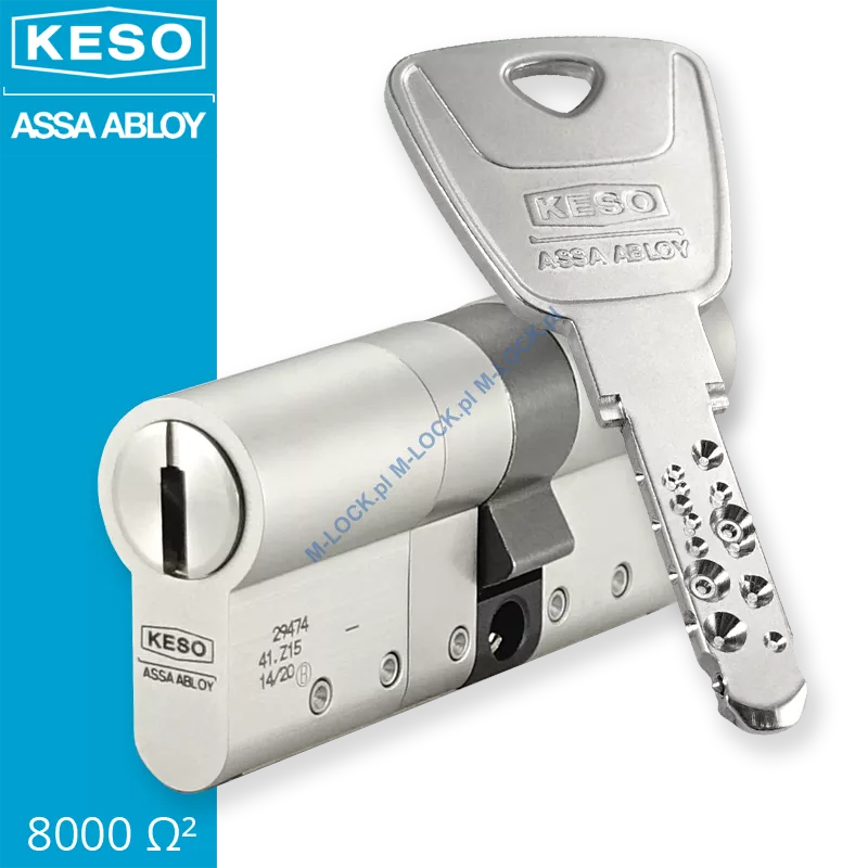 KESO 8000S Omega2 30/40NN (70 mm), wkładka patentowa