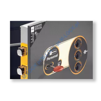 MOTTURA 11.2340 PERSONAL sejf ścienny z zamkiem kluczowym i mechanizmem szyfrowym (53 l) - 4