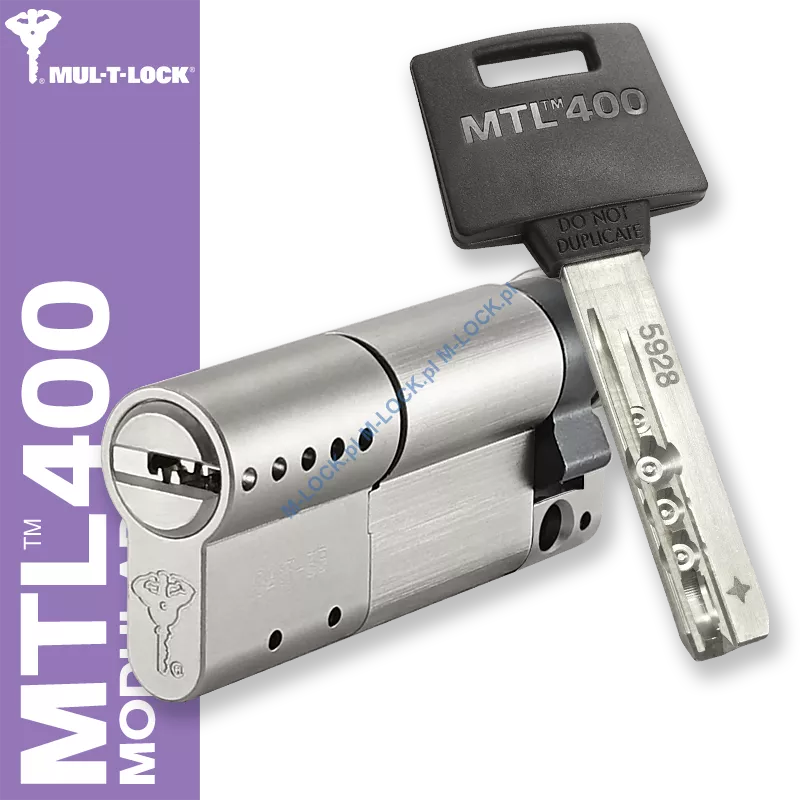 MUL-T-LOCK MTL 400 Modular / Classic PRO 0/55NN (65 mm), półwkładka patentowa