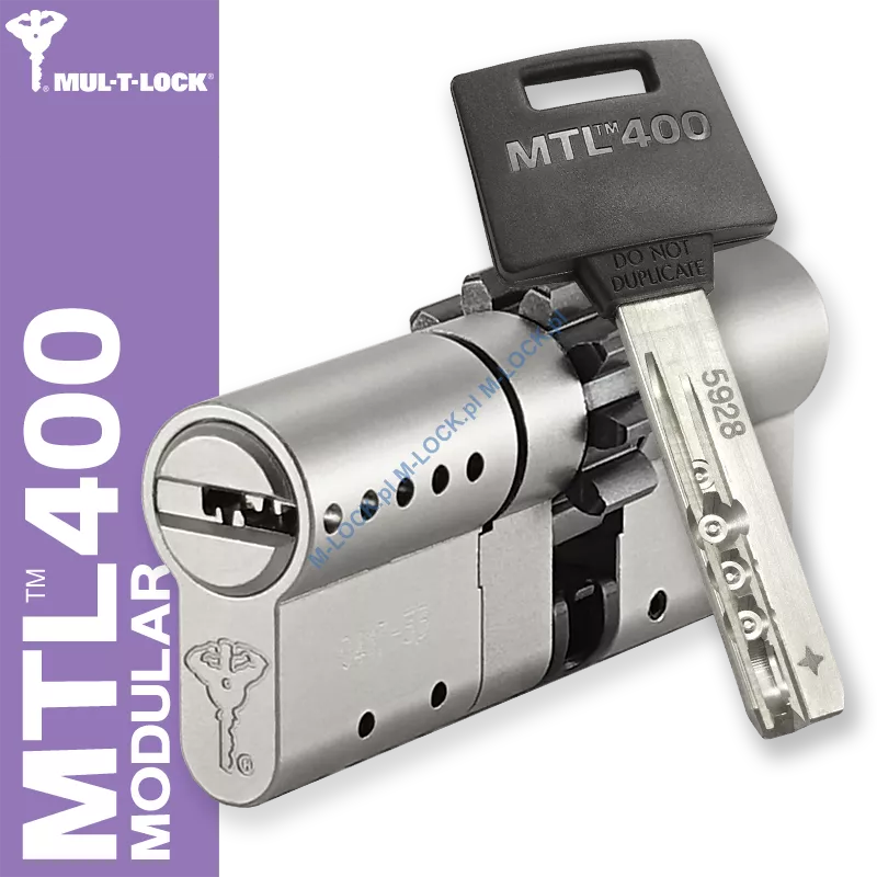 MUL-T-LOCK MTL 400 Modular / Classic PRO 35/45ZN (80 mm), wkładka patentowa