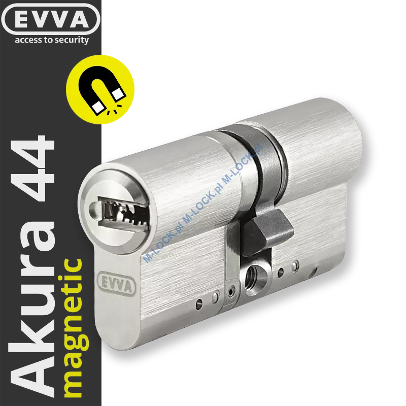 EVVA Akura 44 MAGNETIC, domówienie wkładki do kodu (do karty)