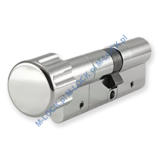 KESO 10RS Omega 40/50G1NN (90 mm), wkładka patentowa z gałką - 3