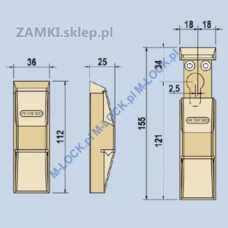 Zabezpieczenie wkładki profilowej, LINCE C80000 Protector - 4