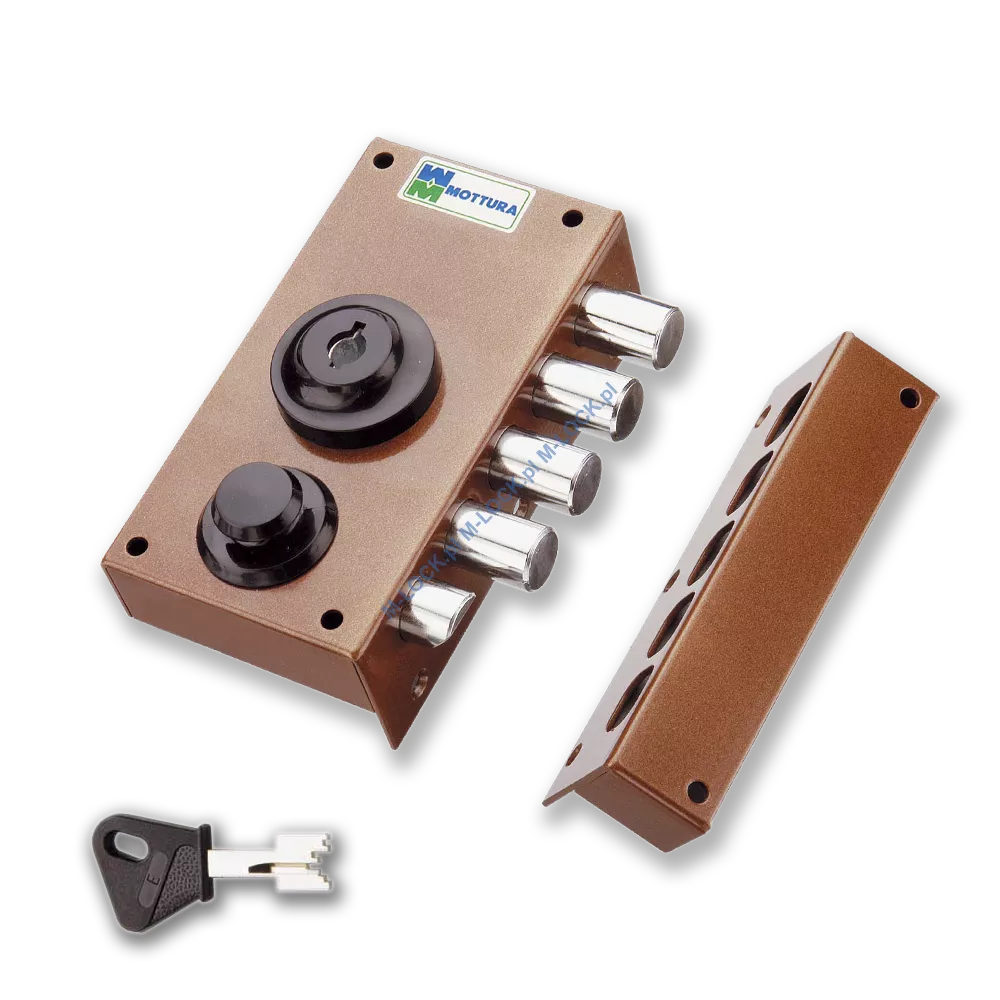 MOTTURA 30.416 zamek na klucz typu POMPA z zatrzaskiem