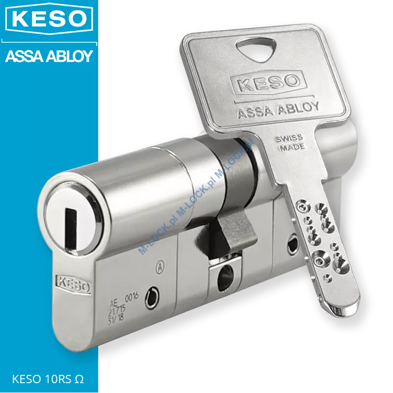 KESO 10RS Omega 40/40NN (80 mm), wkładka patentowa