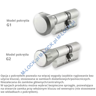 EVVA Akura 44 - wkładka patentowa, kolor: nikiel (konfigurator) - 5