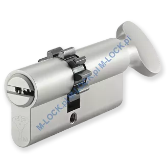 MUL-T-LOCK 7X7 30/40G1ZN (70 mm), wkładka patentowa z gałką - 2