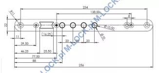 Zamek 103N do drzwi WITEX Super-Lock - 4