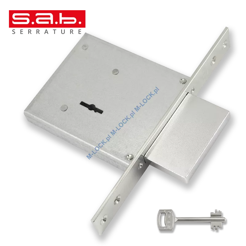 S.A.B. 450R-60N  zamek wpuszczany