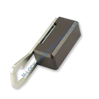 IKON 9132 (Assa-Abloy), zamek nawierzchniowy ze sztywnym łańcuchem (kolor: brąz), bez cylindra - 6