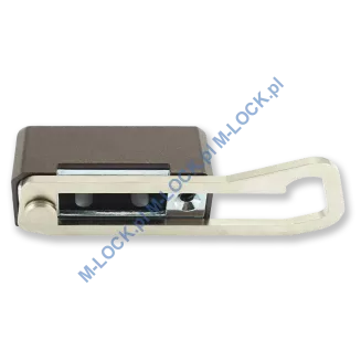 IKON 9132 (Assa-Abloy), zamek nawierzchniowy ze sztywnym łańcuchem (kolor: brąz), bez cylindra - 7