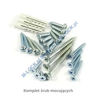 IKON 9132 (Assa-Abloy), zamek nawierzchniowy ze sztywnym łańcuchem (kolor: brąz), bez cylindra - 12