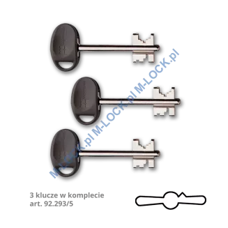 MOTTURA 89.NR471GRD/S zamek centralny-rozporowy do drzwi GARDESA - 2