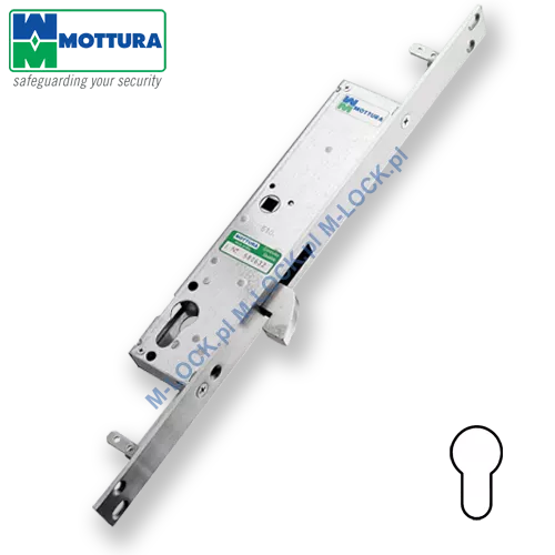 MOTTURA 47.205 zamek profilowy, rozporowy z ryglem semaforowym (hak)