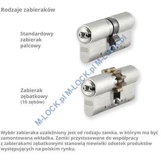 EVVA Akura 44 MAGNETIC - wkładka patentowa, kolor: nikiel (konfigurator) - 3