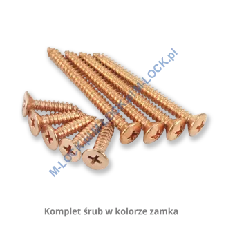 MUL-T-LOCK Deadlock Classic 01-CU, zamek nawierzchniowy (kolor: miedź) - 5