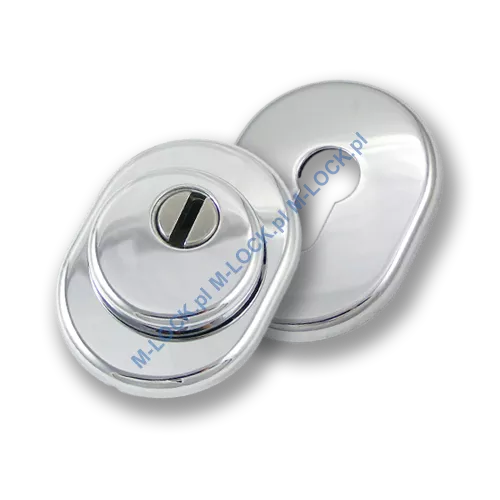 Szyld antywłamaniowy PROTECTOR AF-0138-CR, chrom błyszczący