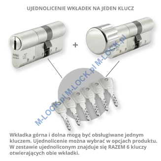 ZESTAW Nr 250B do drzwi Dierre - KESO 8000S (montaż Warszawa) - 6