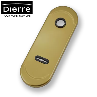 Dierre NEW CRETA, szyld zewnętrzny na klucz dwupiórowy, (brąz anodowany)