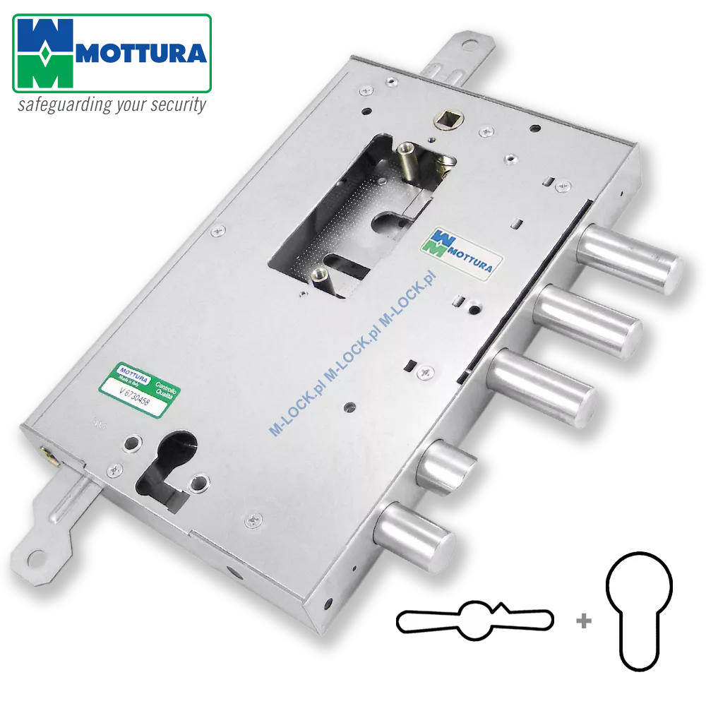 MOTTURA 89.R487GRD/S zamek centralny-rozporowy do drzwi GARDESA