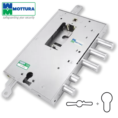 MOTTURA 89.R487GRD/S zamek centralny-rozporowy do drzwi GARDESA