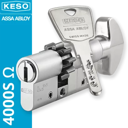 KESO 4000S Omega 30/40G2ZN (70 mm), wkładka patentowa z pokrętłem