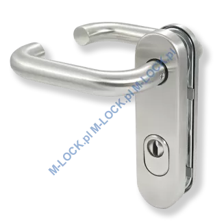 Klamka antywłamaniowa PROTECTOR ES-170U-72Y-9-CS (stal nierdzewna) - 2