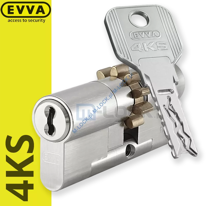 EVVA 4KS 31/41ZN (72 mm), wkładka patentowa