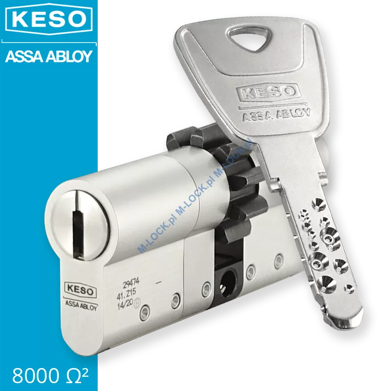 KESO 8000S Omega2 30/40ZN (70 mm), wkładka patentowa