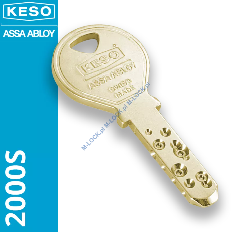 KESO 2000S gold, dorobienie klucza do karty