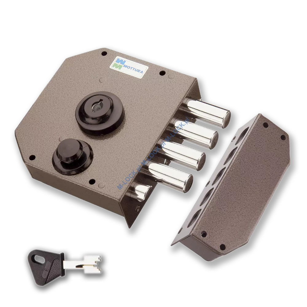 MOTTURA 30.610 zamek na klucz typu POMPA z zatrzaskiem