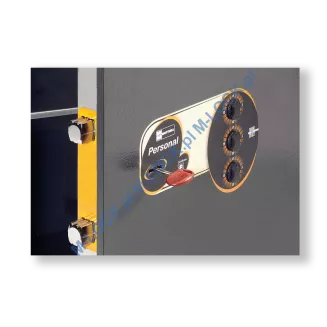 MOTTURA 11.2530 PERSONAL sejf ścienny z zamkiem kluczowym i mechanizmem szyfrowym (76 l) - 4