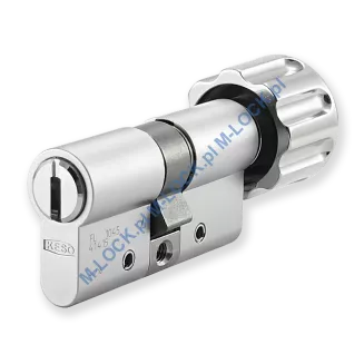 KESO 4000S Omega 30/30G1NN (60 mm), wkładka patentowa z gałką - 3